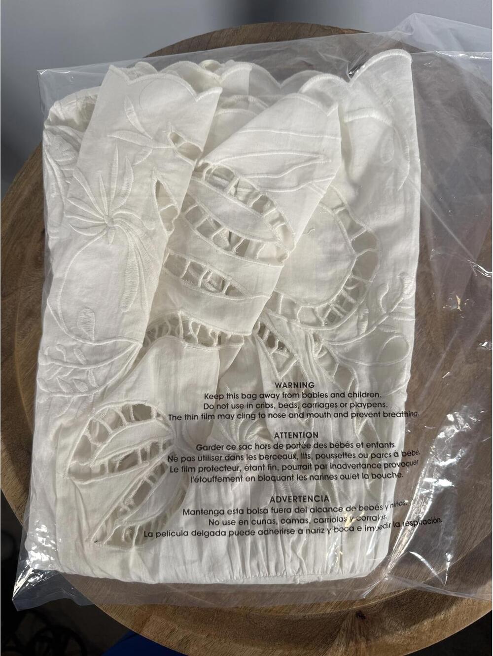 NWT Guadalupe Chloe White Blouse Women's XL - Picture 6 of 7